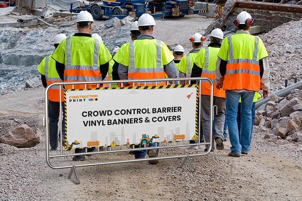 Crowd Barrier Vinyl Banners and Covers
