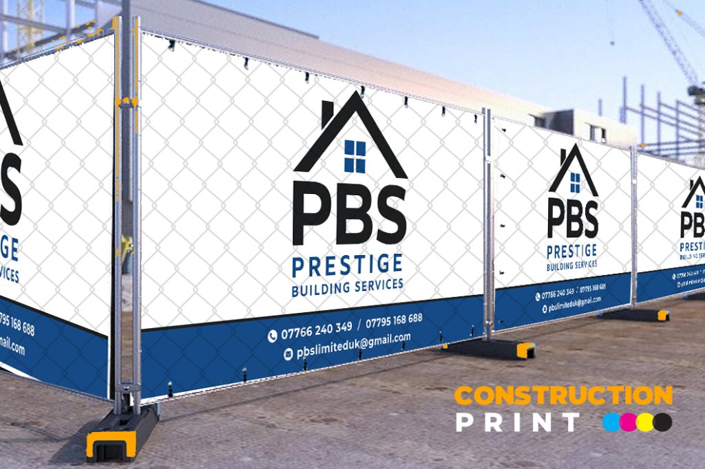 Heras Construction Fence Mesh Cover 5