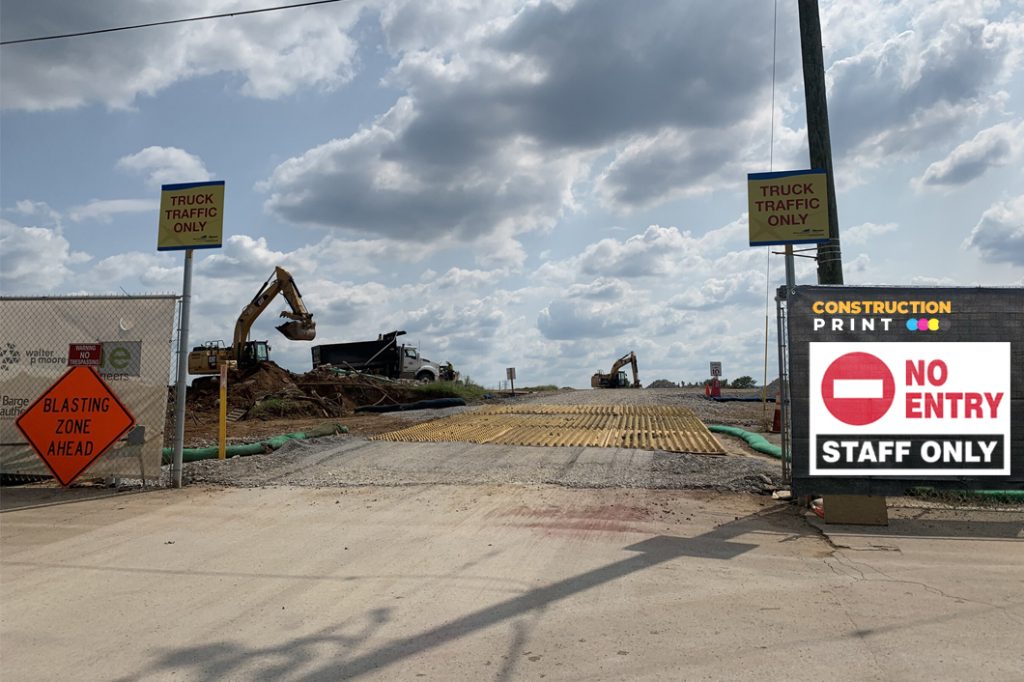 Heras Construction Fence Vinyl Cover 6