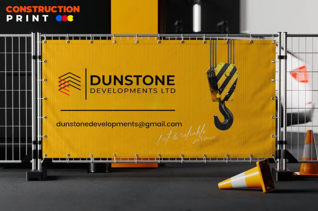 Heras Fence Banners PVC Vinyl 1