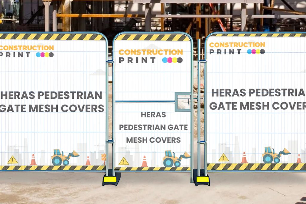 Heras Pedestrian Gate Mesh Covers 1