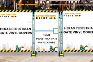 HERAS Pedestrian Gate Vinyl Covers & Banners