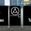 Heras Pedestrian Gate Vinyl Cover 2