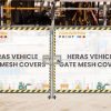 Heras Vehicle Gate Mesh Covers 1