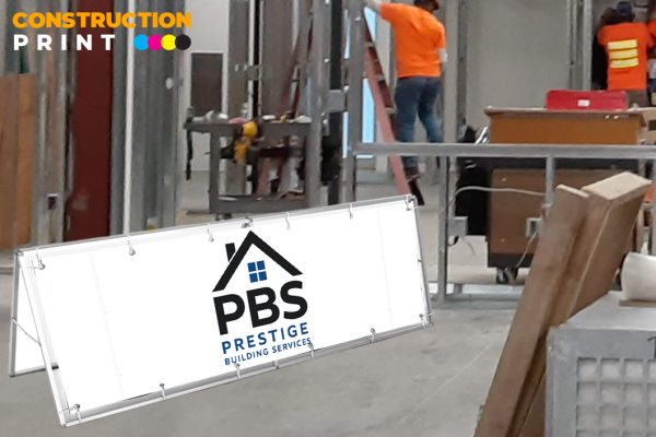 Outdoor Barrier Frame 2000mm x 1000mm (With Banner) - Image 5