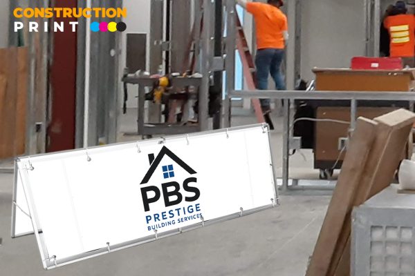 Outdoor Barrier Frame 3000mm x 1000mm (With Banner) - Image 5