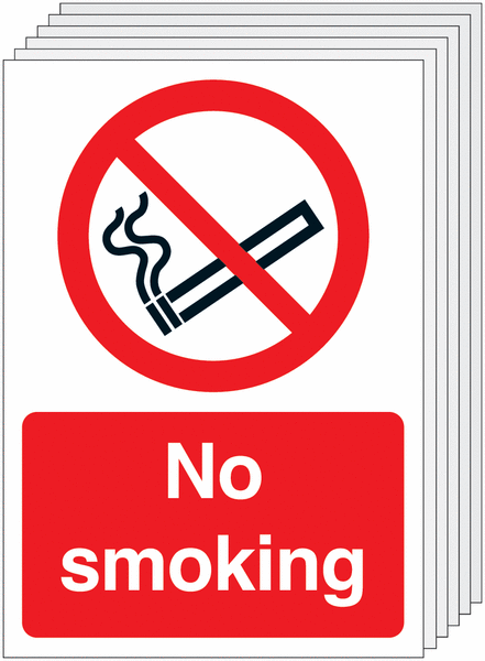 No Smoking Signs