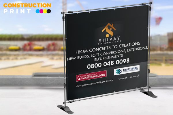 Backdrop Stand 10ft x 8ft (With Graphics) - Image 2