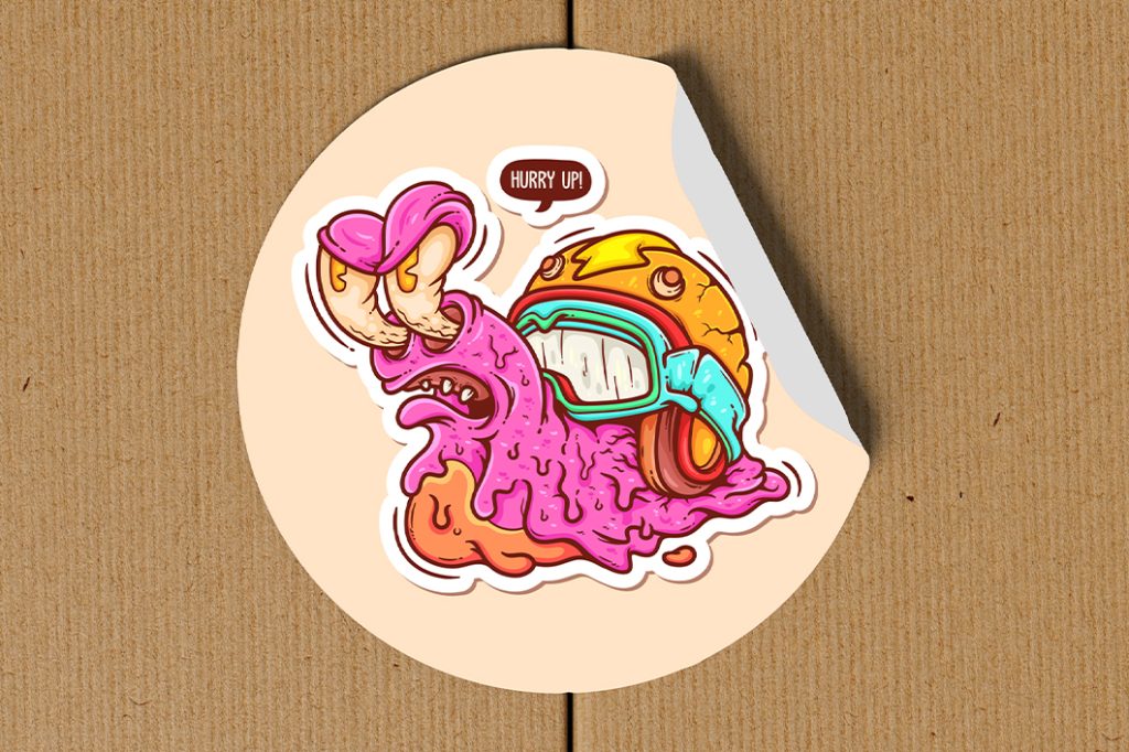 Clear Die Cut Stickers 4