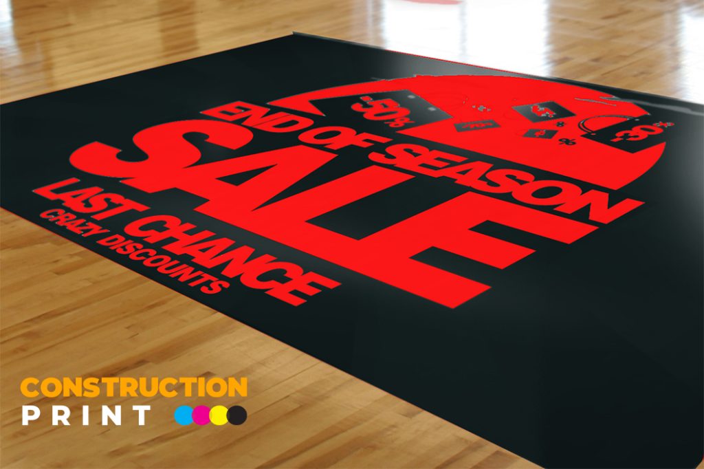 Clear Floor Decals Stickers 1