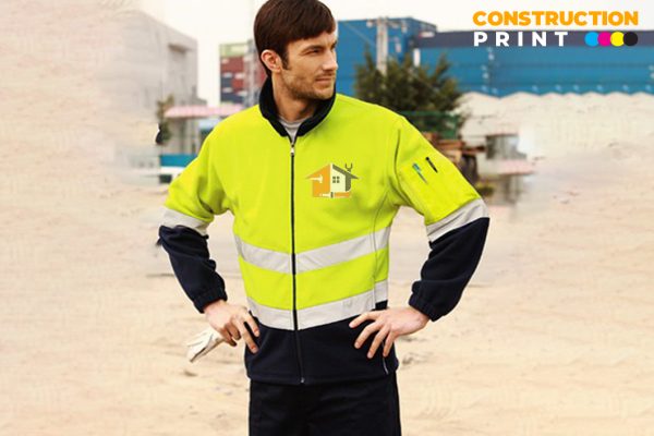 Custom Hi Vis Fleece Top - Image 2