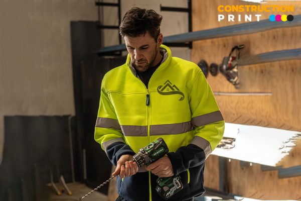 Custom Hi Vis Fleece Top - Image 4