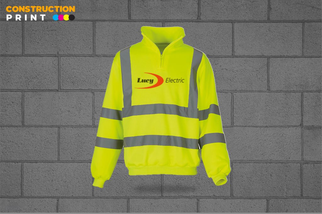 Custom Hi Vis Sweatshirt 1