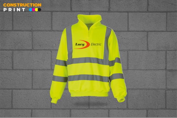 Custom Hi Vis Sweatshirt - Image 2