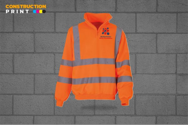 Custom Hi Vis Sweatshirt - Image 3