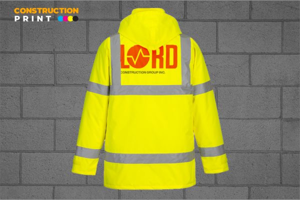Customisable Hi Vis Traffic Jacket - Image 4