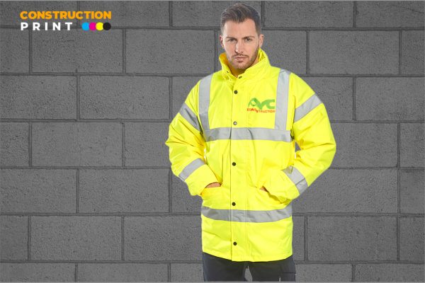 Customisable Hi Vis Traffic Jacket - Image 5