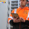 Custom Printed Hi Vis Hooded Sweatshirt 3