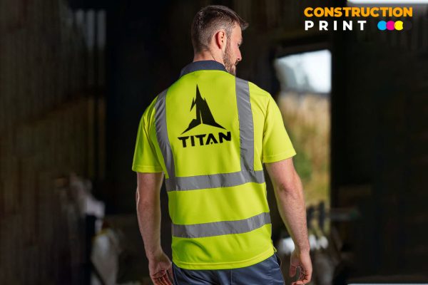 Custom Printed Hi Vis Pro Polo - Image 3