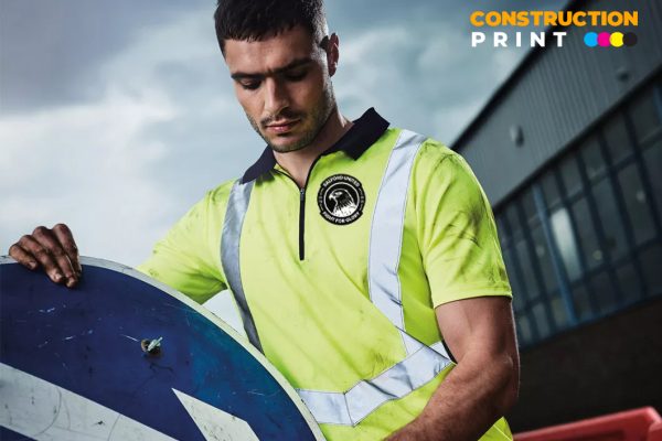 Custom Printed Hi Vis Pro Polo - Image 2
