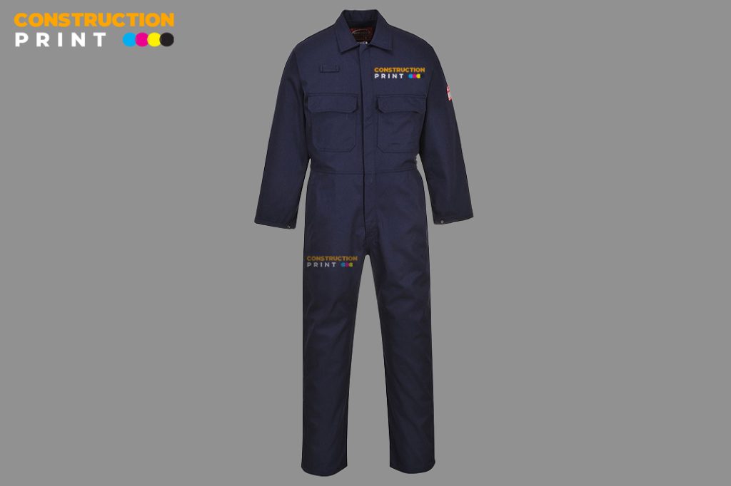 Custom Printed Hi Vis Work Coverall 1