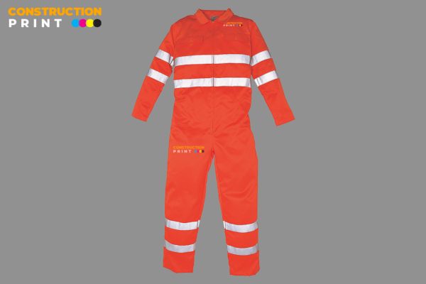 Custom Printed Hi Vis Work Coverall - Image 6