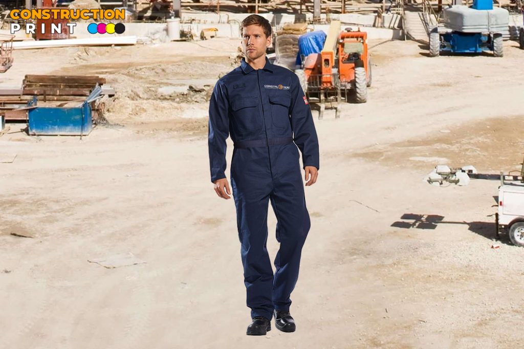 Custom Printed Hi Vis Work Coverall 3
