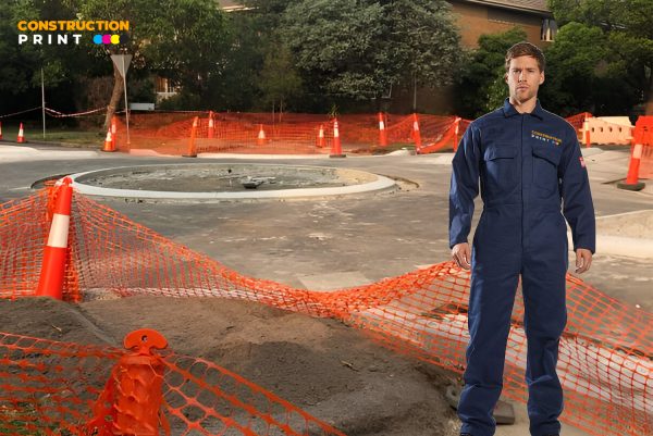 Custom Printed Hi Vis Work Coverall - Image 3