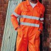 Custom Printed Hi Vis Work Coverall 6