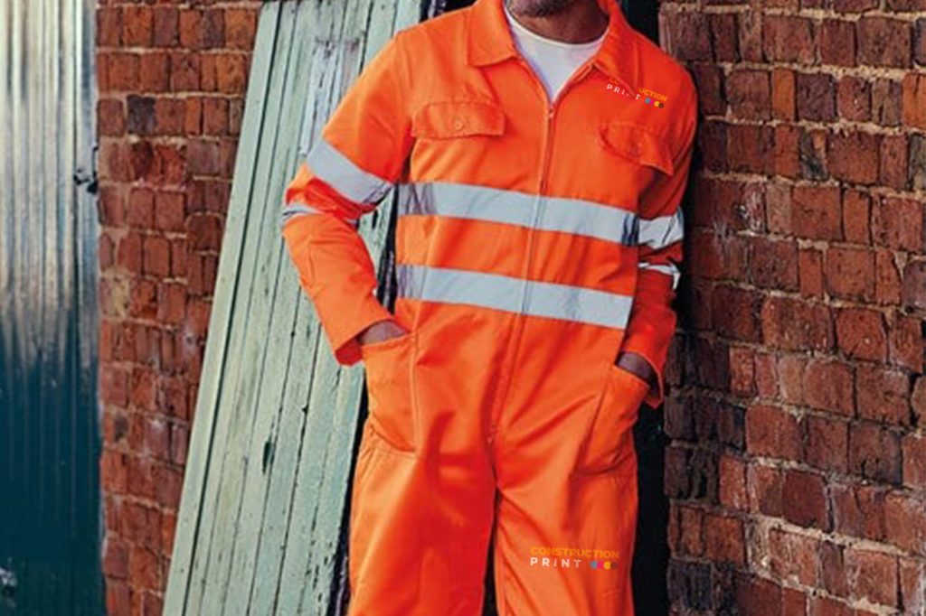 Custom Printed Hi Vis Work Coverall 6