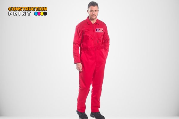 Custom Zip Work Coverall Printing - Image 3