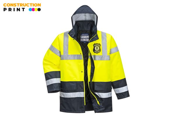 Customisable Premium Hi Vis Traffic Jacket - Image 2