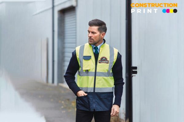 Personalised Hi Vis Padded Body Warmer - Image 5