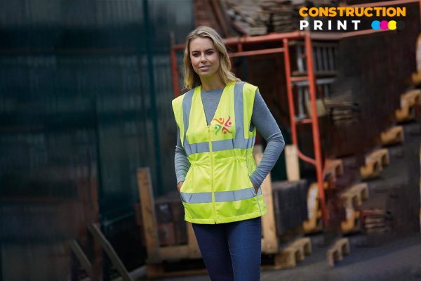 Personalised Hi Vis Padded Body Warmer - Image 3