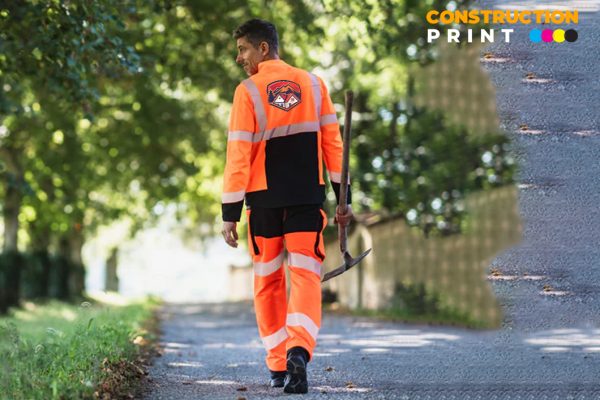 Personalised Hi Vis Safety Gillet - Image 5