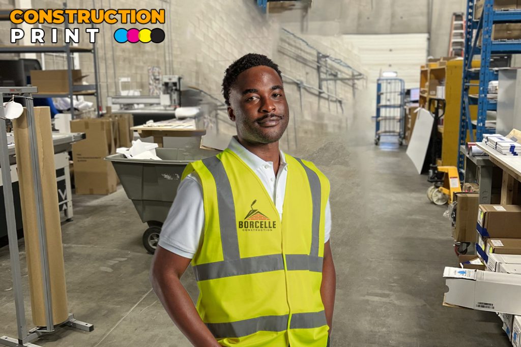 Personalised Hi Vis Waistcoat Jacket 2