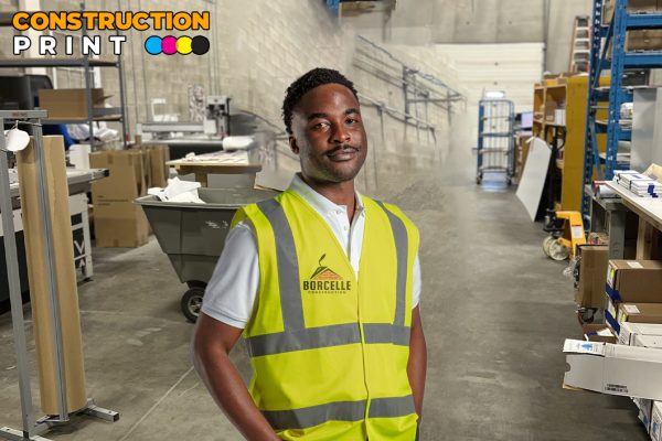 Personalised Hi Vis Waistcoat Jacket - Image 4