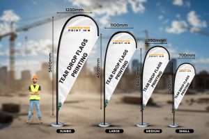 Tear Drop Flags