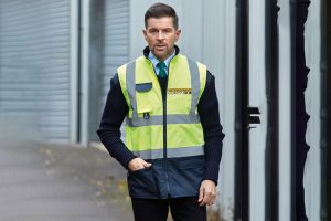 Personalised Hi Vis Padded Body Warmer
