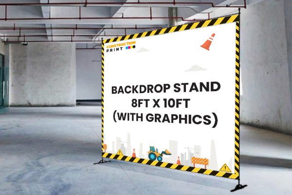 Backdrop Stand 10ft x 8ft (With Graphics)
