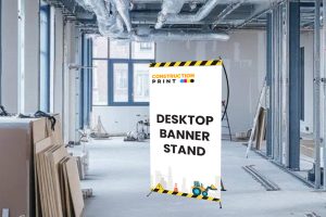 Desktop Banner Stand