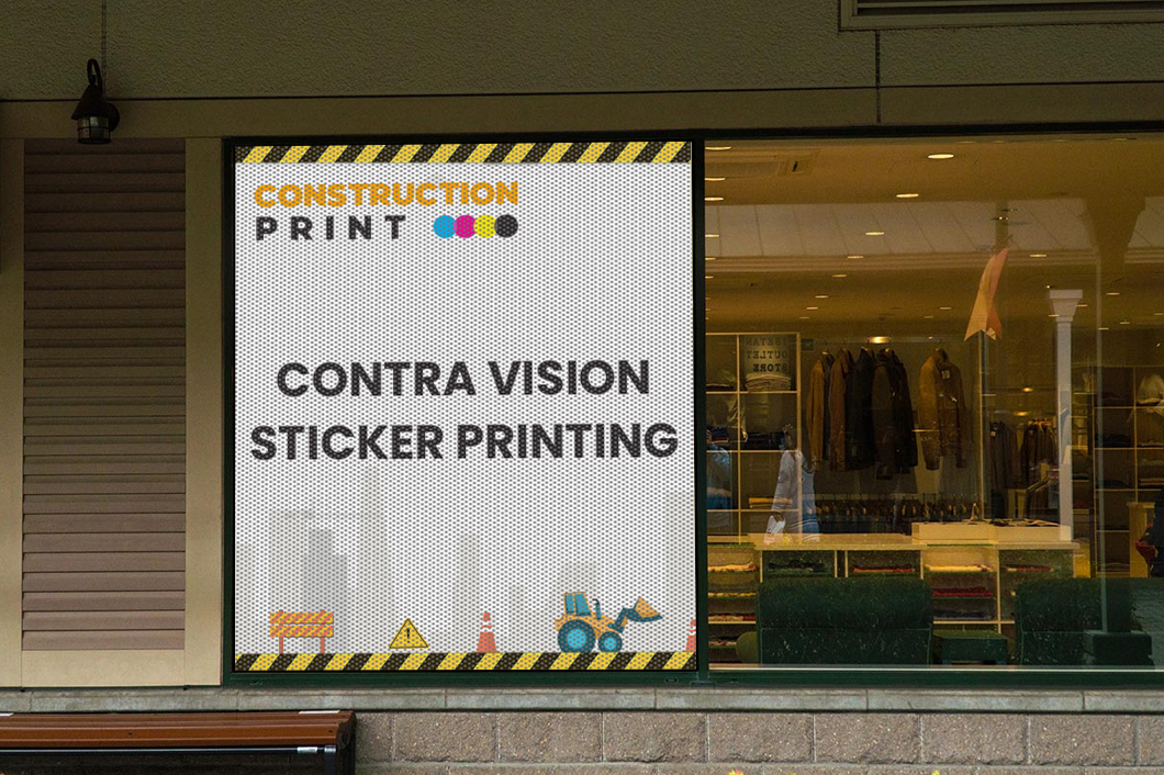 Contra Vision Sticker Printing
