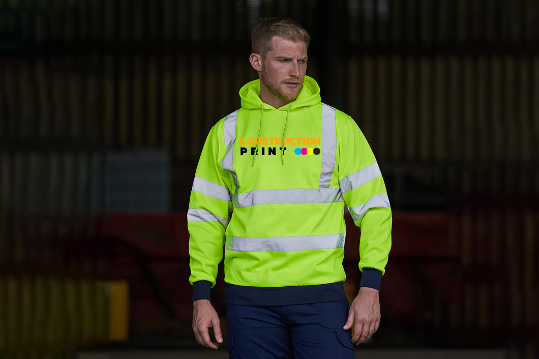 Personalised Hi Vis Hoodies