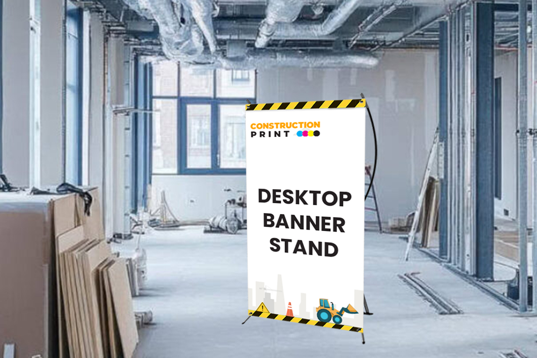Desktop Banner Stand