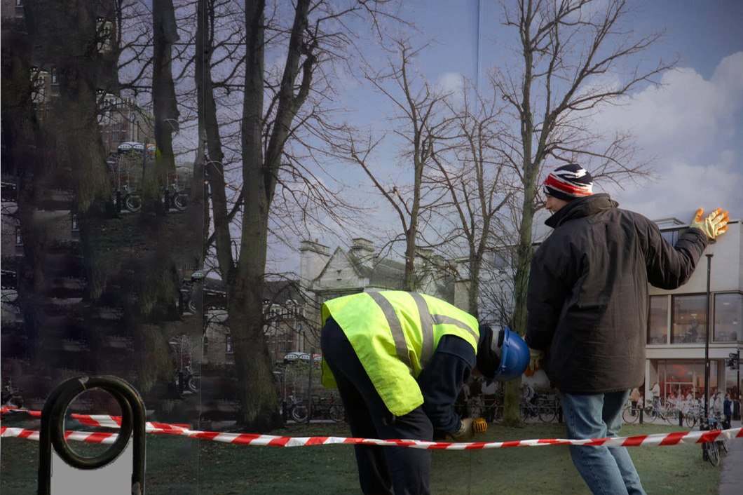 Printed Hoardings Installation