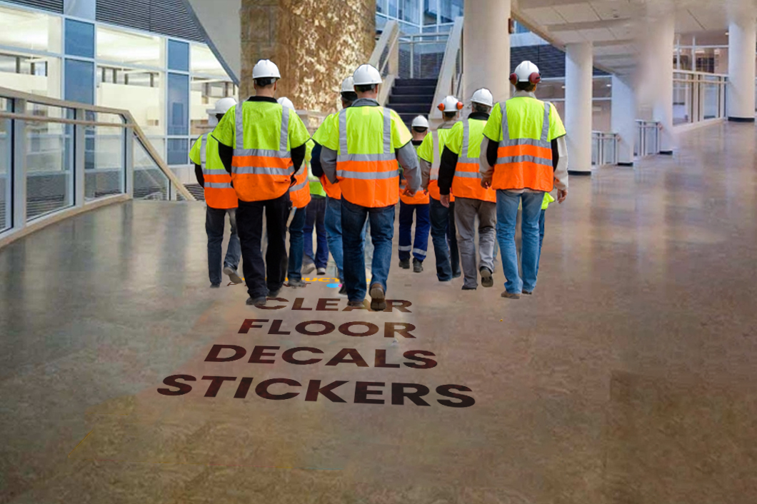 Clear Floor Decals Stickers