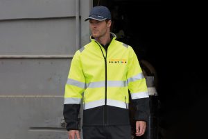 Custom Hi Vis Safety Softshell Jacket
