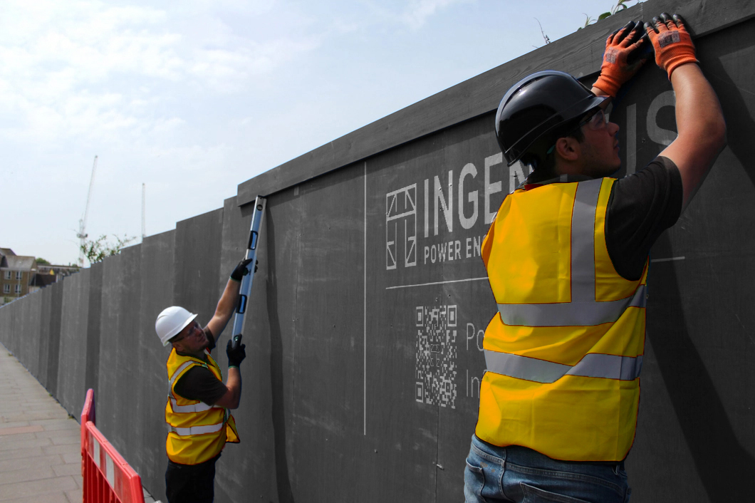 Site Hoarding Panels Installation