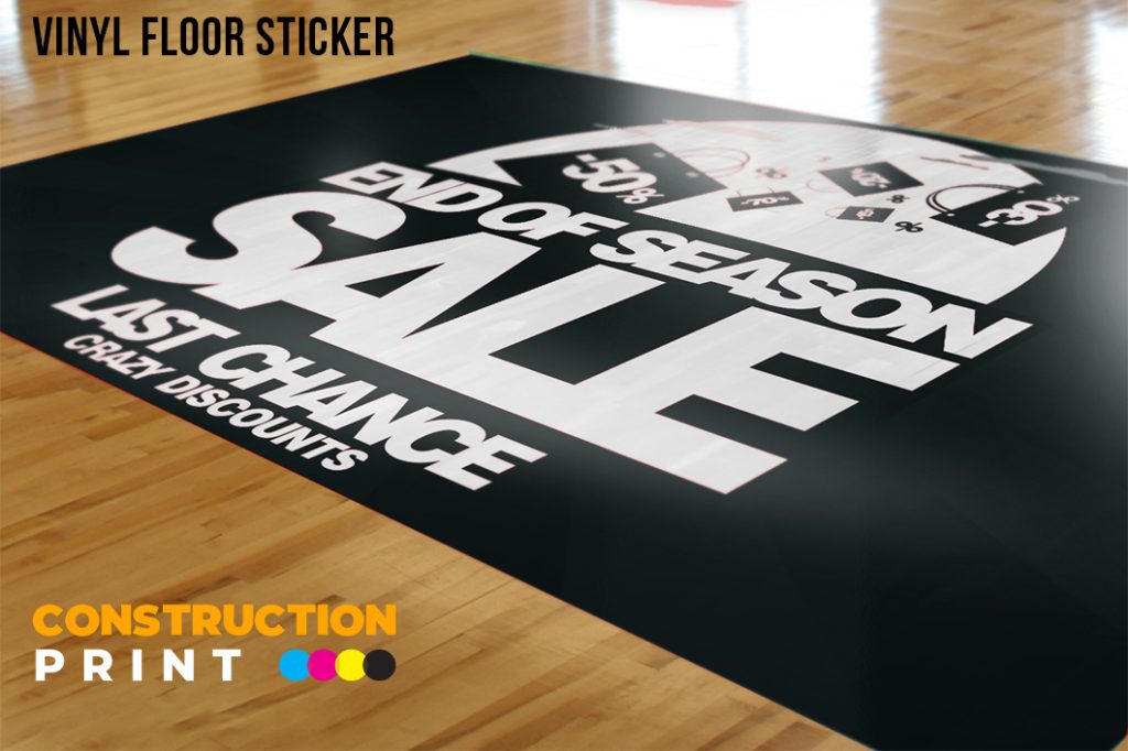 Vinyl Floor Sticker Printing 1