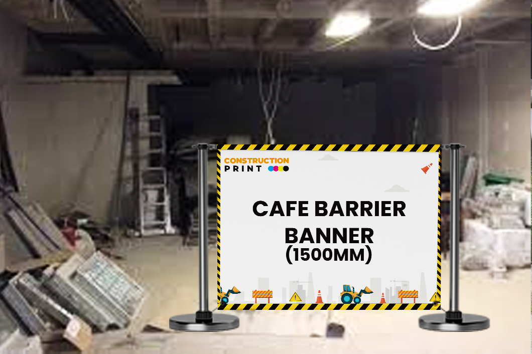 1500mm Cafe Barrier Banners